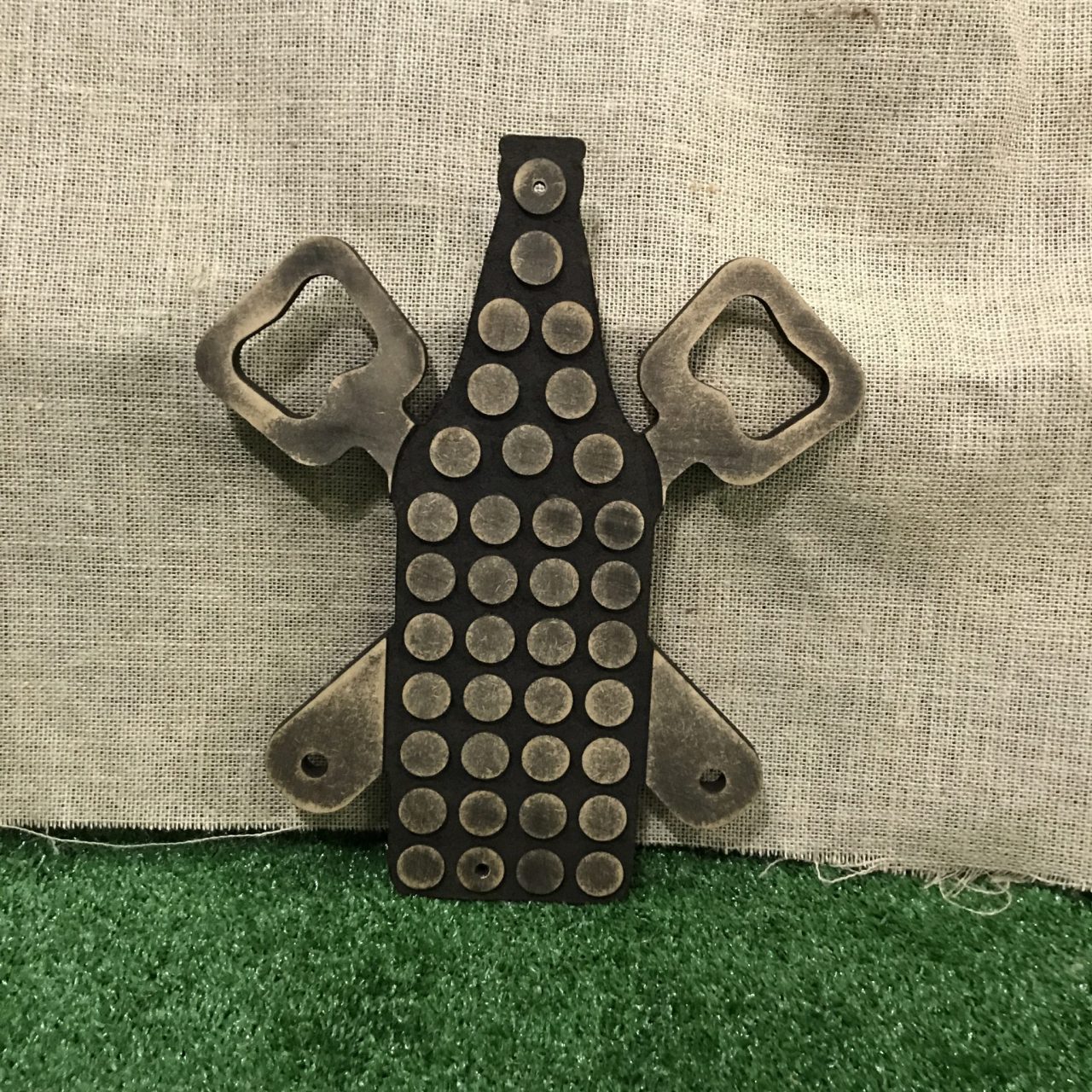 Garrafa e Abridores (37 tampinhas)